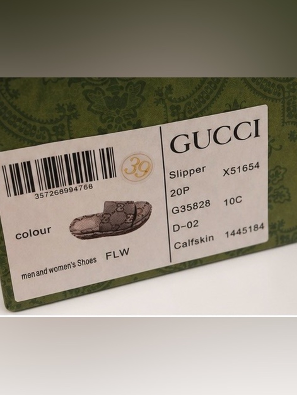 50% off!! Gucci Brown Beige GG Canvas Platform Slides Size 39 - Picture 6 of 8